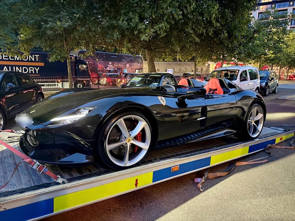 London Police Confiscate 90 Cars — Including $4.7M Ferrari Monza SP2 — in $10M Antisocial Driving Crackdown