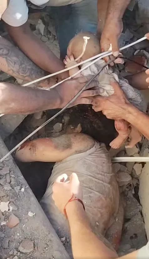 Baby Pulled Alive From Rubble After 7.0-Magnitude Earthquake in Colombia — Rescuers' Bare-Hands Effort Caught on Video