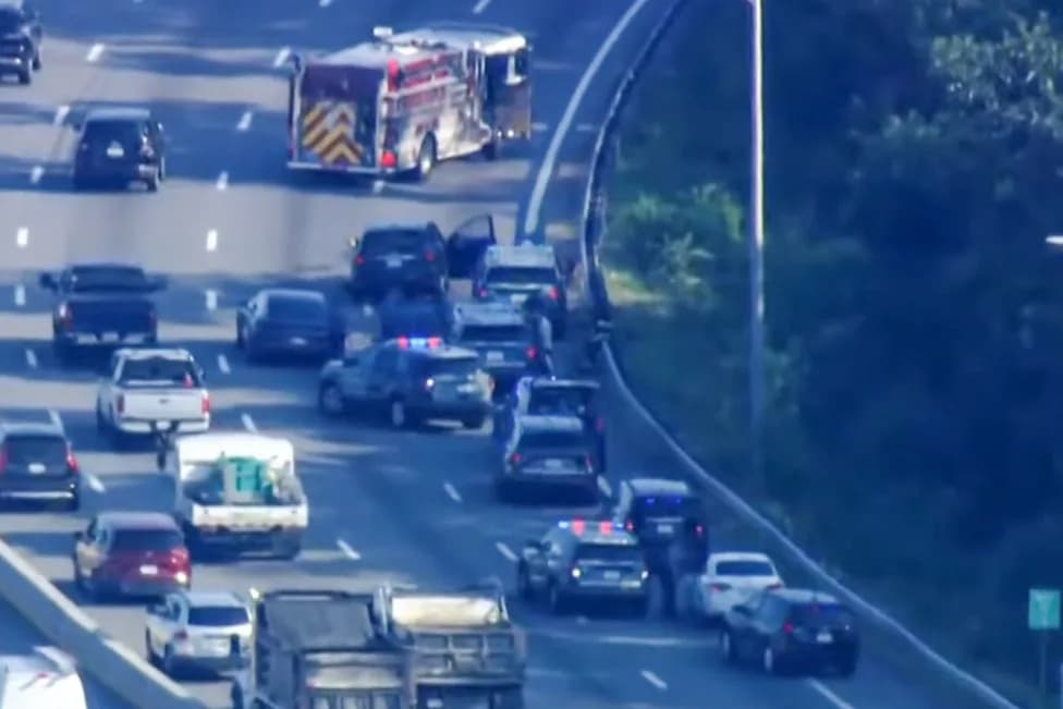 Armed Suspect Allegedly Held Pregnant Woman Hostage During Rush-Hour Chase, Crashing Into Eight Cars