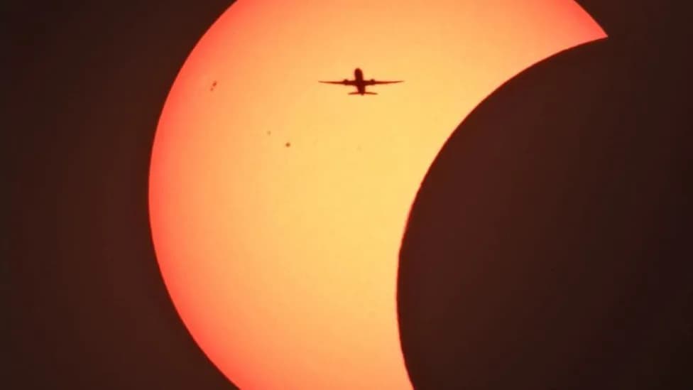 Over 90% Of Sun Obscured: Crowds Marvel As Partial Solar Eclipse Dims Southern England
