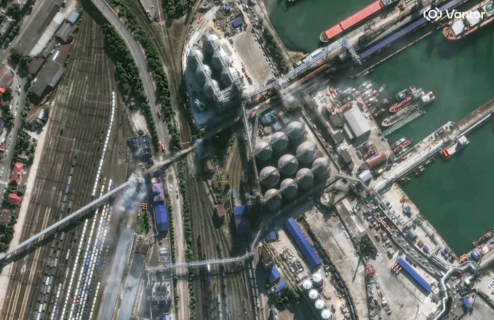 Ukrainian Drones Strike Major Russian Refinery 800 Miles From Border, Ignite Fire