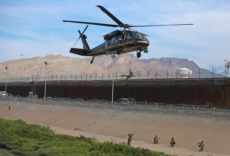 US and Mexico Stage Joint Border Security Drills Near El Paso and Ciudad Juarez