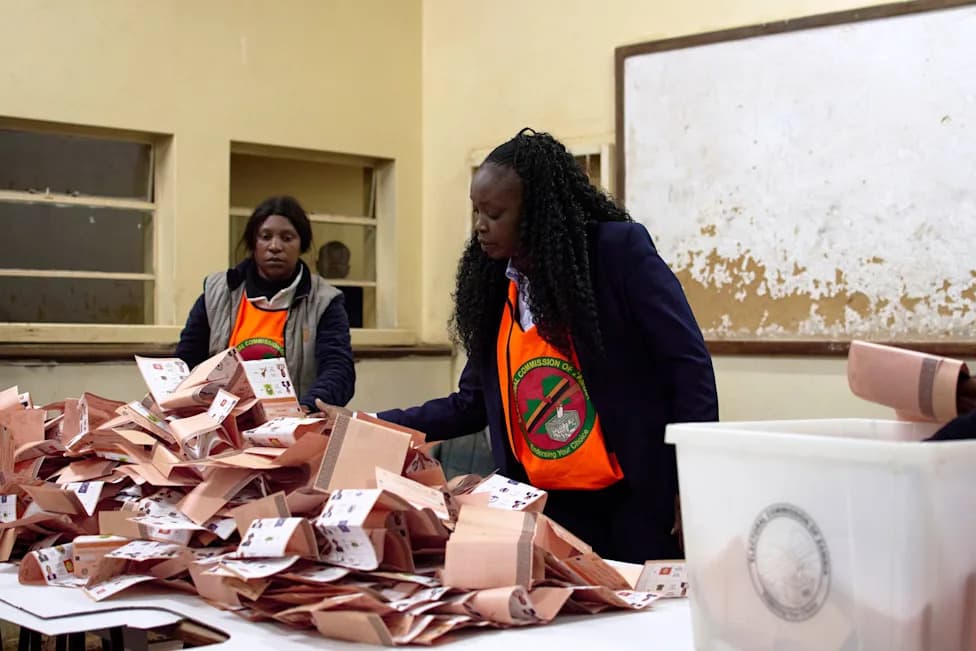 Zambia Suspends Presidential Vote Count After Reports Of Attacks And Ballot Theft