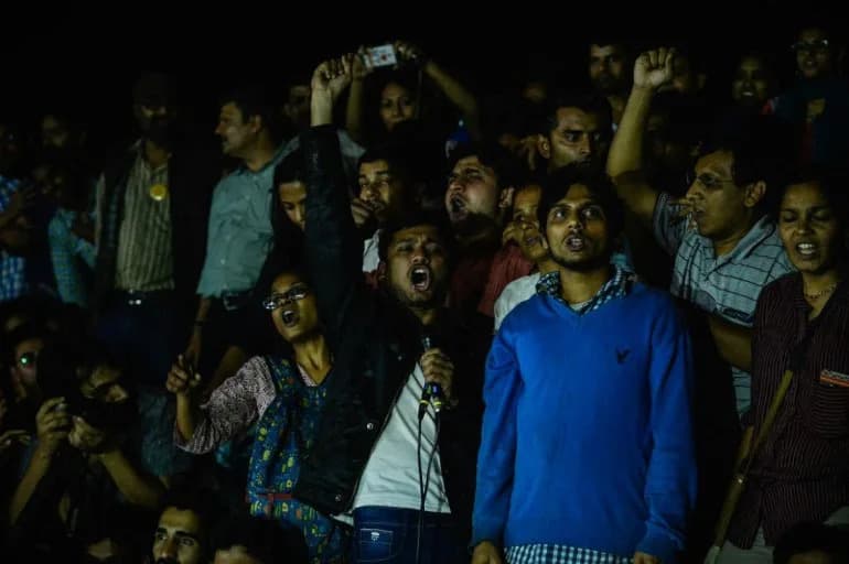 From Chant to Anthem: How 'Azadi' Became the Voice of India's Student Protests