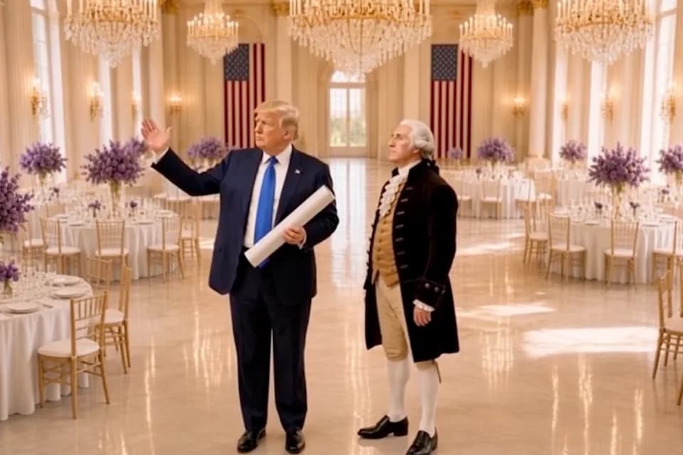 Trump Calls Critics Of White House Ballroom 'Disloyal' As Court Orders Work Paused