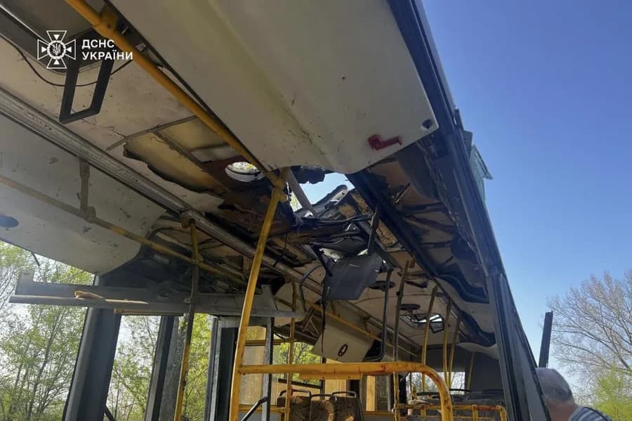 At Least Four Killed, Five Injured After Russian Drone Strikes Civilian Minibus in Kherson
