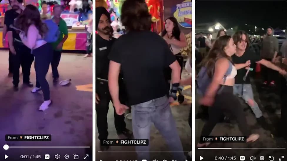 'I'm Defending a Girl': Viral Video Shows Man Intervene in Brawl With Security Guards