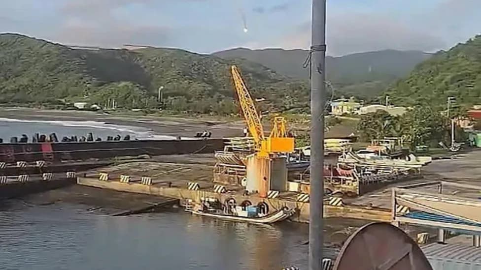 Taiwan’s First Homegrown Rocket Swerves Off Course; Self-Destruct Sends Debris to Mountainside