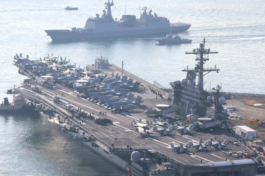 USS George Washington Arrives in CENTCOM Area to Relieve USS Abraham Lincoln Amid Crew Mental-Health Concerns