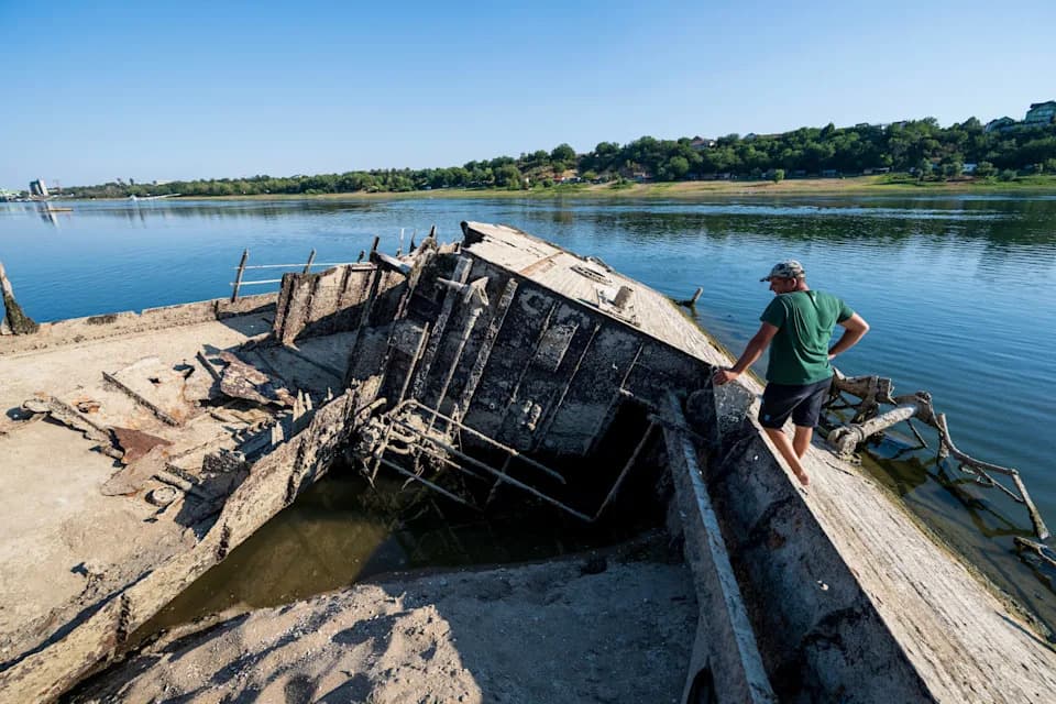 Europe's Heat Wave Dries Rivers, Revealing Mammoth Bones, Shipwrecks and Supply-Chain Strains