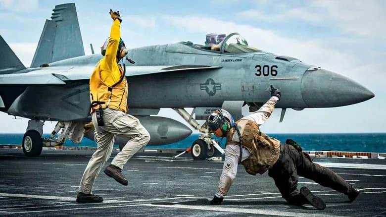 Why Carrier Deck Directors Tap the Flight Deck Before Launch — The Final Visual 'Go' Explained