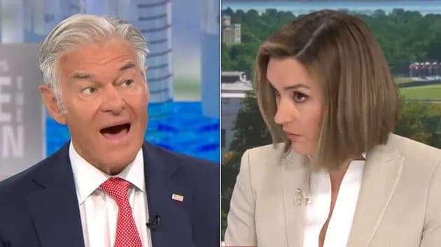 Dr. Oz Pushes Back Against Trump's Claim That the MMR Vaccine Is 'Lethal' on Face the Nation