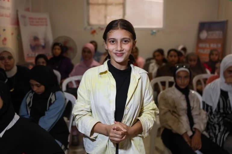 Popcorn and Cartoons: How a Gaza ‘Cinema’ Gives Displaced Girls a Momentary Escape From War