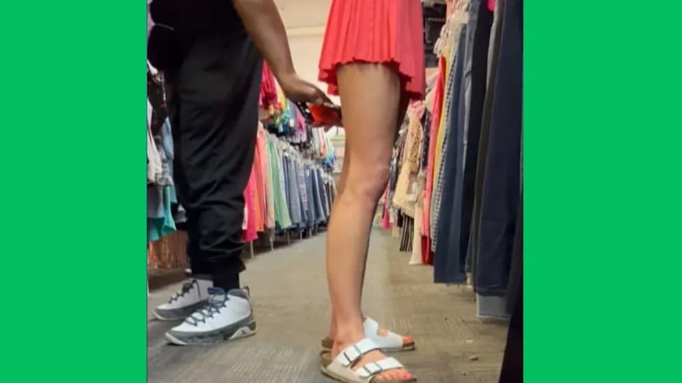 Mother Secretly Records Man Filming Under Her Skirt While Shopping; Suspect Arrested