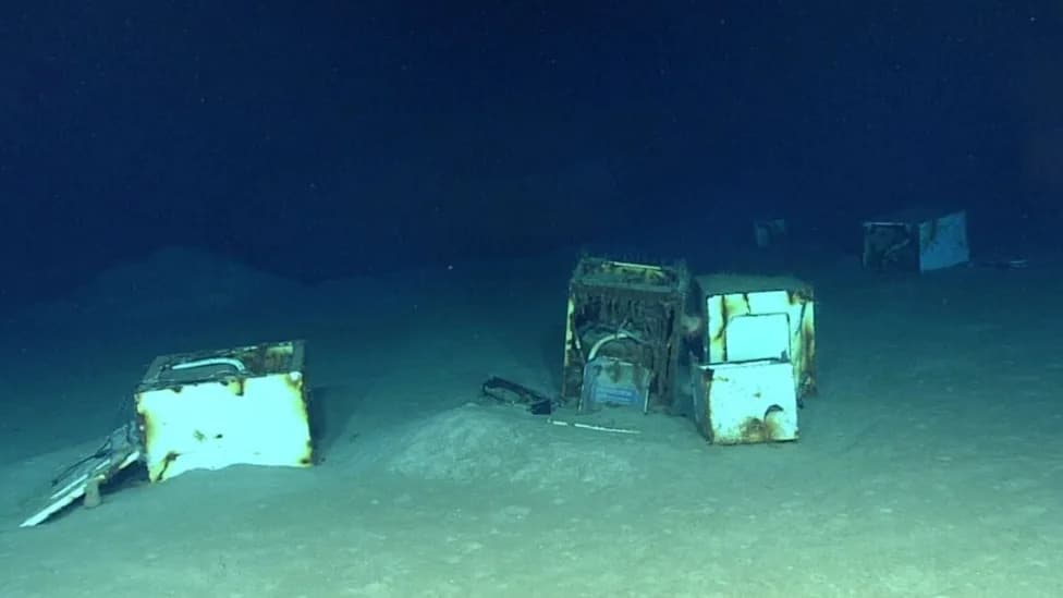 NOAA's 'Deep Clean': ROV Reveals Crushed Shipping Container and a Graveyard of White Goods 1.5 km Below the Gulf