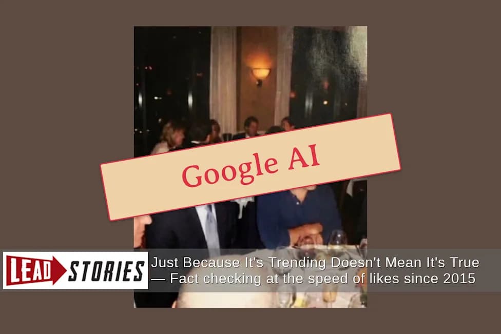 Fact Check: Viral Photo Claiming Hakeem Jeffries Dined With Jeffrey Epstein Is AI-Generated