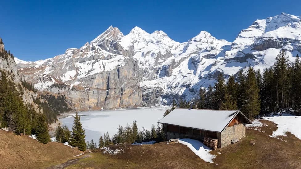 Swiss Authorities Monitor Massive Unstable Rock Mass Above Kandersteg as Permafrost Thaws
