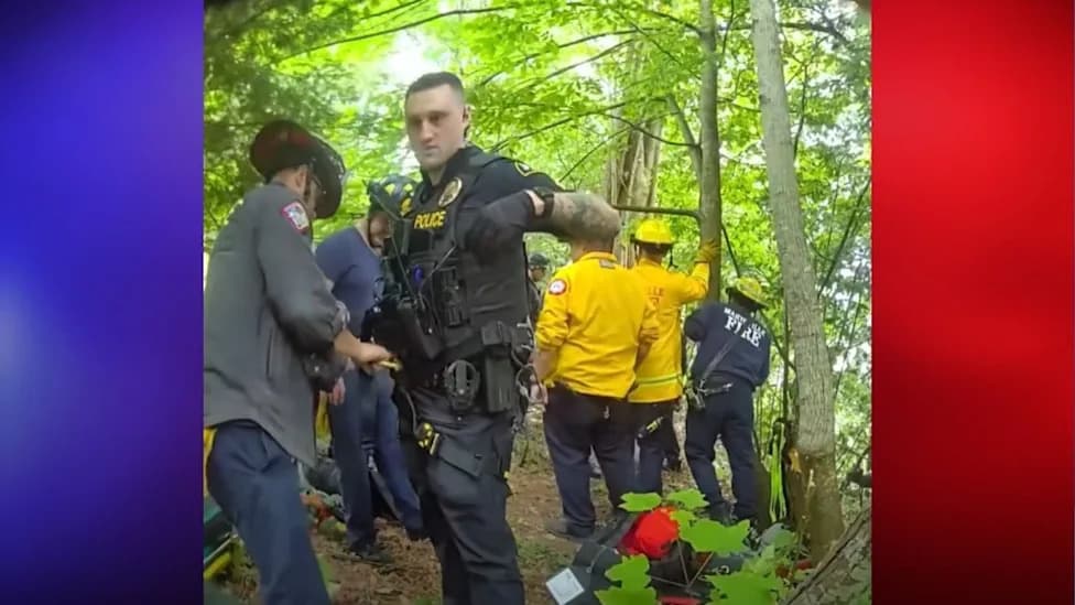 Tracking Dart Locates Fugitive — He Drives Off a Cliff, Triggers Three-Hour Rescue