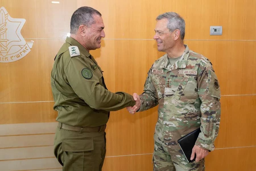 US Air Force Chief Meets Israeli Leaders to Review Regional Security as Iran Conflict Reaches Six Months