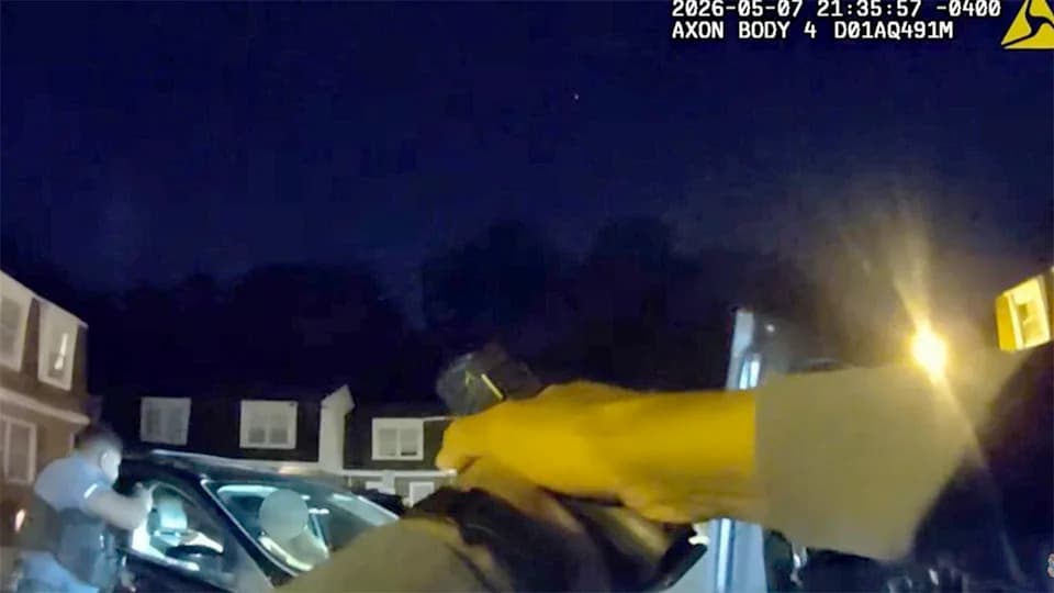 Bodycam Shows Maryland Carjacking Suspect Drive Toward Officers, Strike Vehicles Before They Are Fired Upon