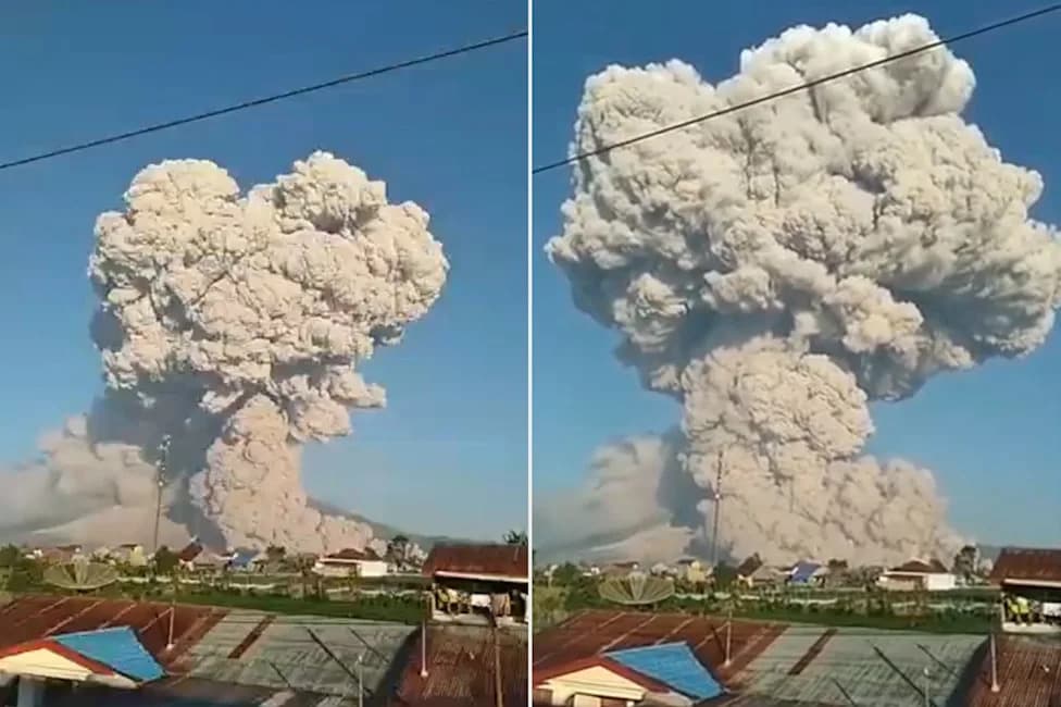 Mount Sinabung Erupts After Five Years — Ash Plume Tops 11,000 Feet; Larger Blast Possible