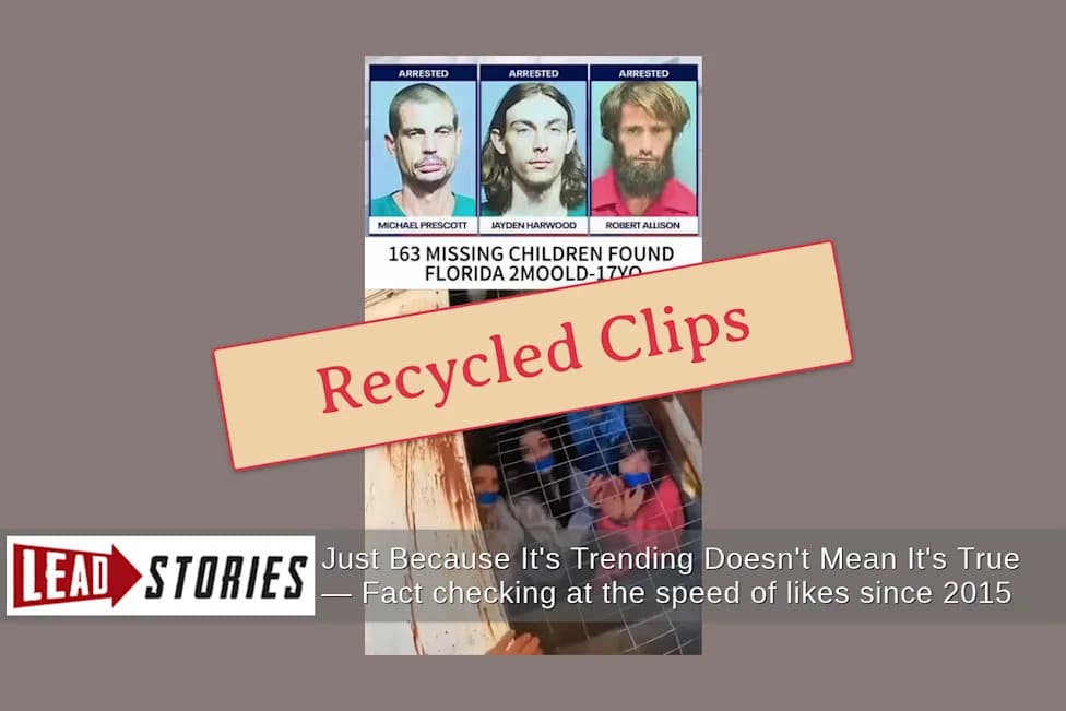 Fact Check: Viral Videos Misrepresent Florida’s ‘Operation Statewide Shield’ Recoveries