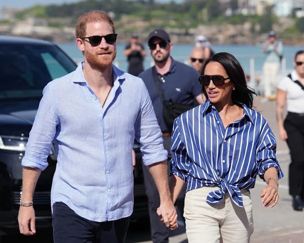 Trump Says He's 'Happy' Harry and Meghan Are Back in the UK — Calls Their Conduct 'Disrespectful'