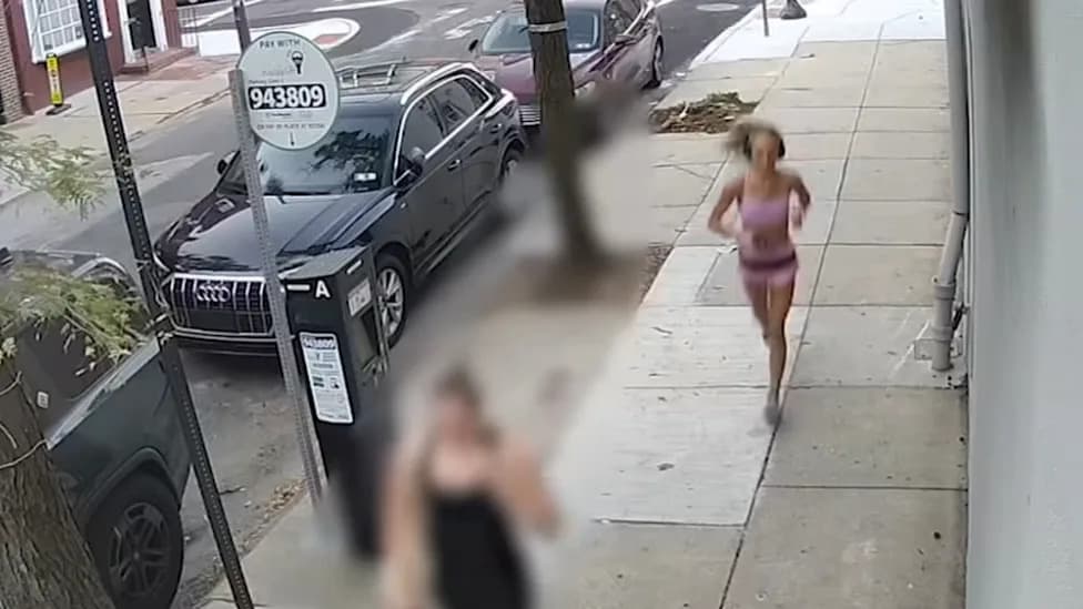 Runner Grabs Foot as Stranger Attempts to Kick Her in the Face During Early-Morning Center City Run