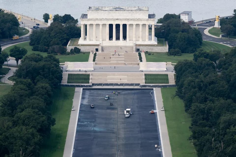Trump Administration Adds $2.65M to Lincoln Memorial Reflecting Pool Repairs as Total Nears $19.1M