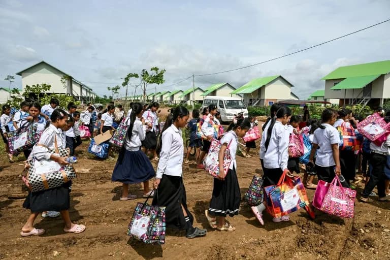 ‘I Miss My Home’: Over 3,000 Displaced Cambodians Rebuild Lives Near Thai Border Amid Uncertainty