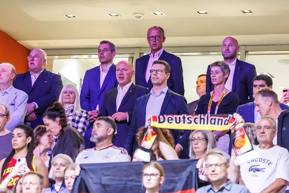 Merz Attends Women's Basketball World Cup Opener in Berlin as Saxony-Anhalt Vote Looms