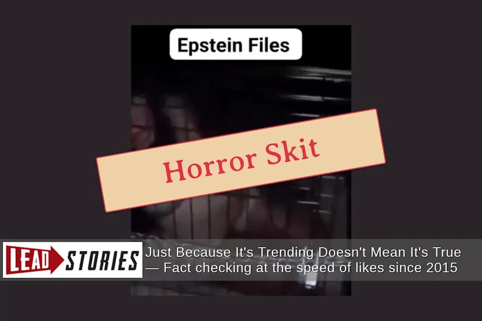 Fact Check: Viral 'Epstein Files' Clip Is A 2025 Horror Short, Not DOJ Evidence