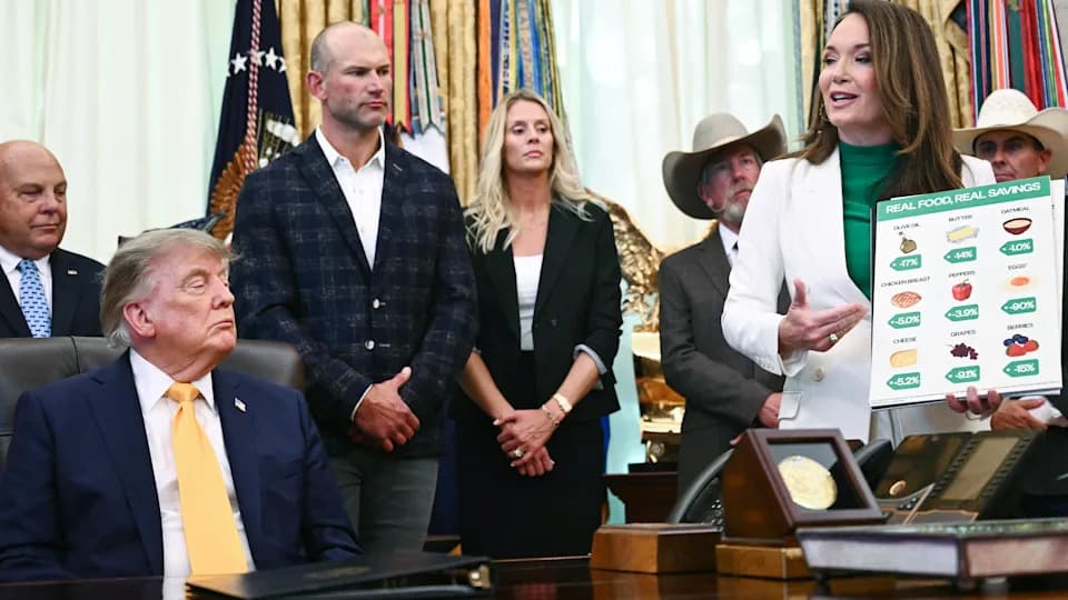 Trump, 80, Appears to Doze Off During Oval Office Event on Beef Orders