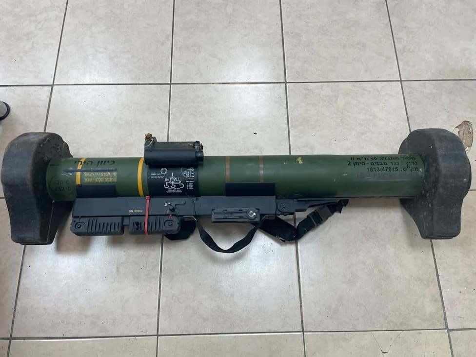 Police Recover Stolen MATADOR Missile in Shfaram; 10 Flash Grenades Seized in Western Galilee