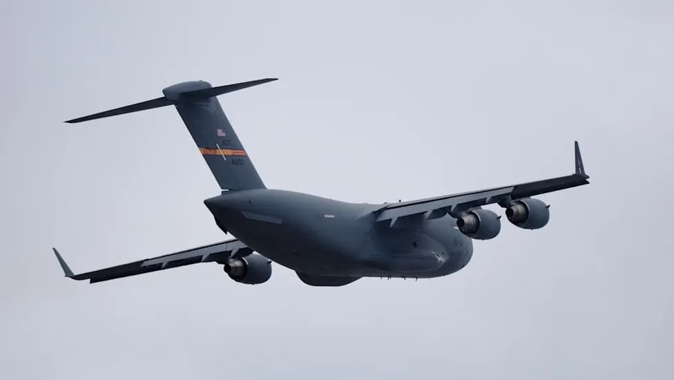U.S. C-17 Turns Back From New Zealand After Warning Of Possible Russian Space Debris