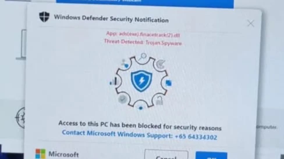 Fake Security Pop-Up Nearly Cost 85-Year-Old His Life Savings — Two Bank Staff Stopped a $110,000 Scam