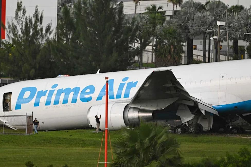 Five Killed After Amazon Air Cargo Jet Overruns Runway at Miami International Airport