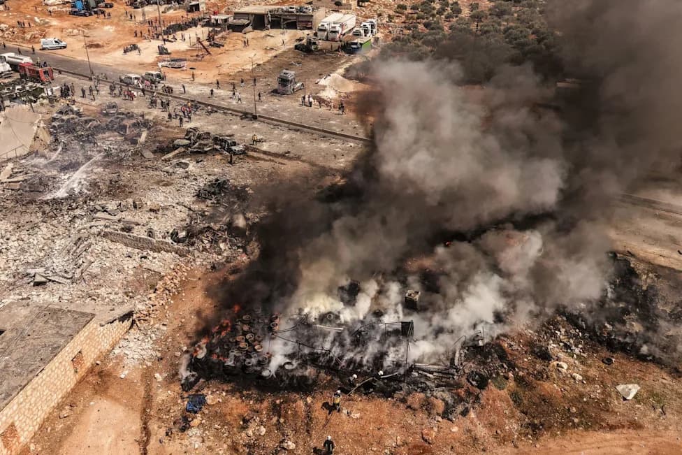 14 Killed, 11 Injured in Massive Explosion at Idlib Weapons Depot Near Sarmada