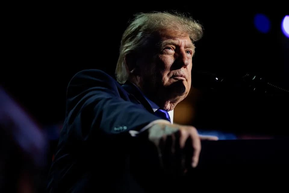 Trump Name-Checks Mohamed Al-Fayed in Crude Iran Joke at Republican Midterm Convention