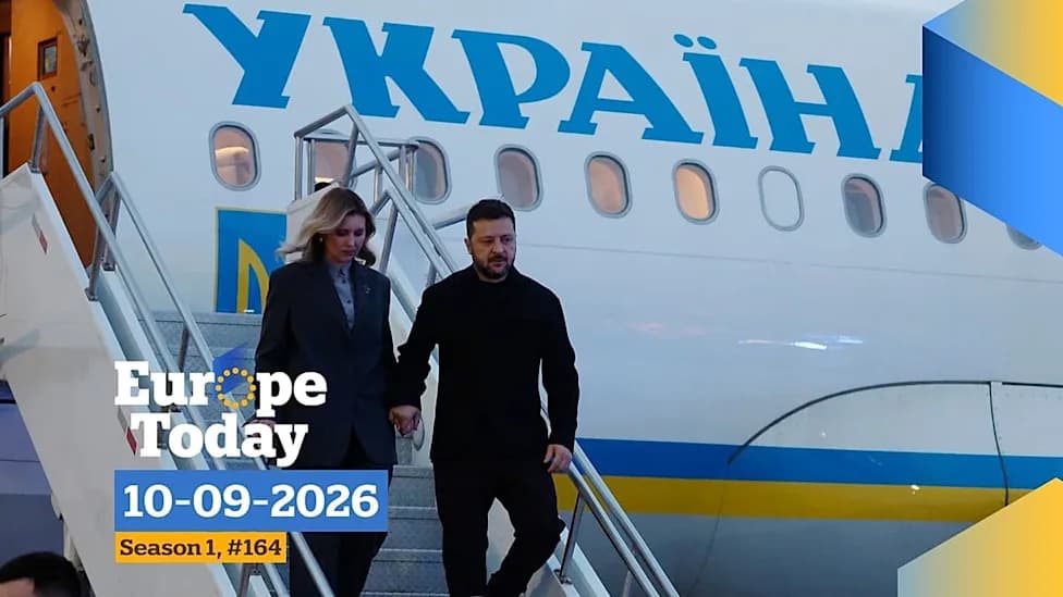 Drone Nearly Hits Zelenskyy's Plane as Rīga Conference Puts Russia Centre Stage