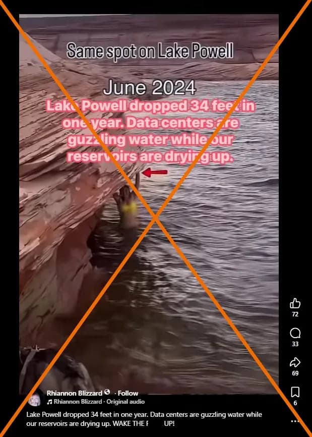 Climate Change, Not Data Centers, Driving Colorado River Collapse, Experts Say