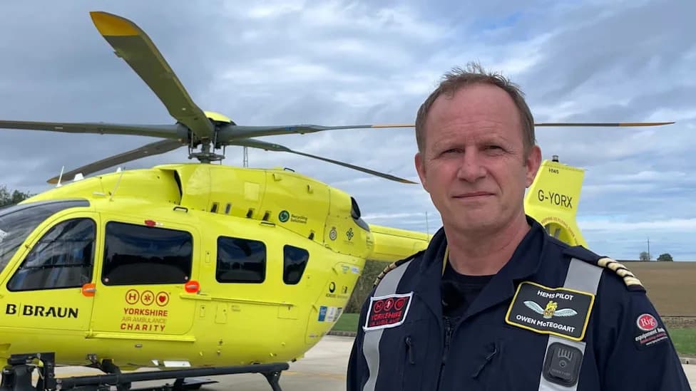 Laser Attacks On Air Ambulances Could Cause 'Catastrophe', Yorkshire Pilot Warns