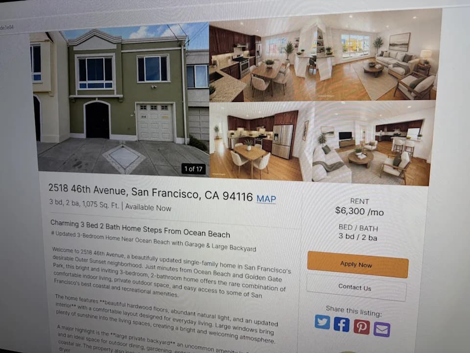 Outer Sunset Rental Returns to Market After Alleged Landlord Ambush Killing