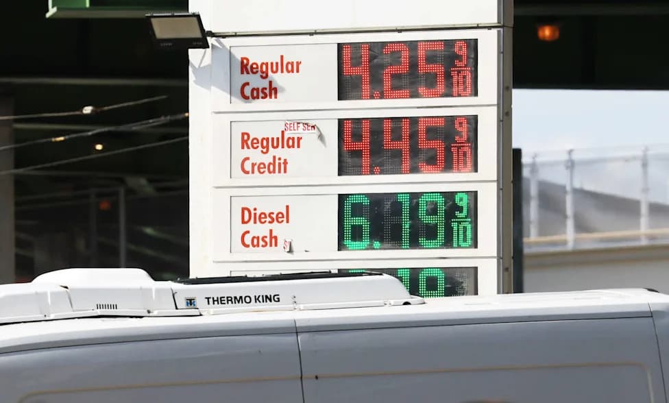 Record Diesel Prices in Waco Are 'Derailing' Construction Projects and Could Push Up Food Costs