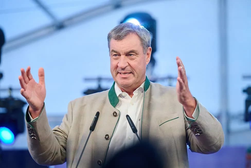 Söder Backs Merz and Rules Out CSU Push To Oust Chancellor After AfD Surge
