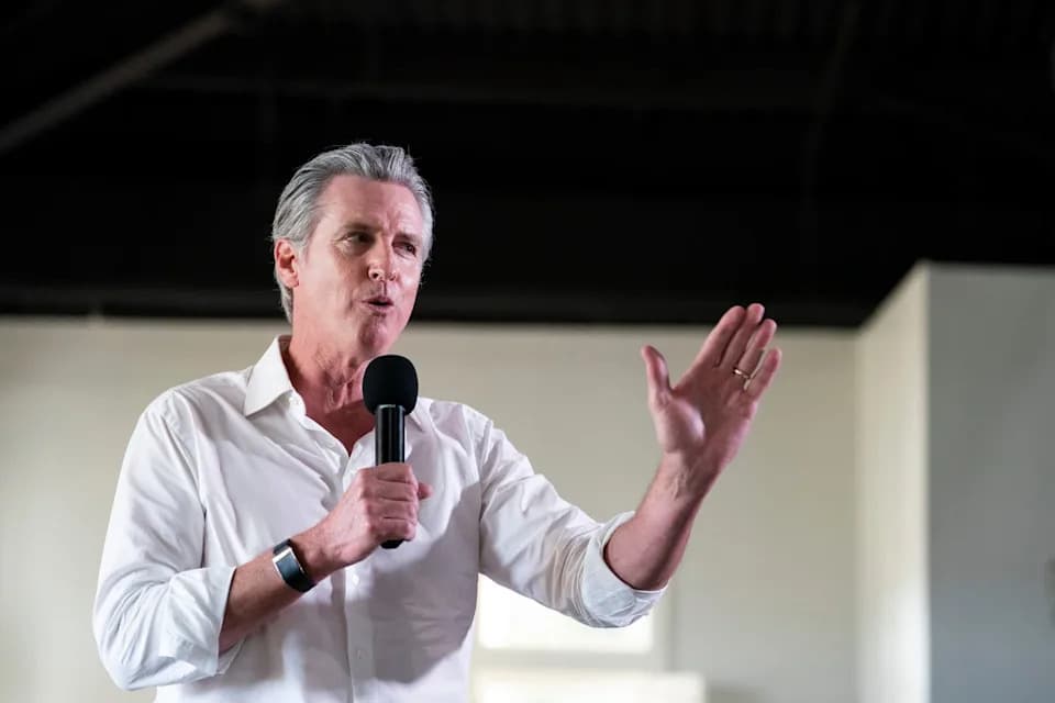 Gavin Newsom: I Won't Run in 2028 If Kamala Harris Runs