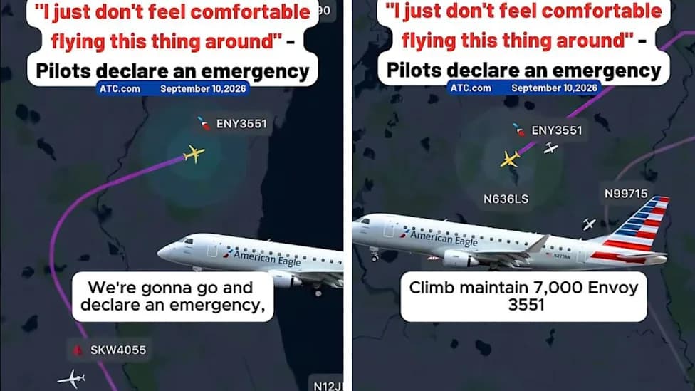Viral ATC Audio: American Eagle Declares Emergency After Captain’s Control Yoke Came Loose Mid-Flight