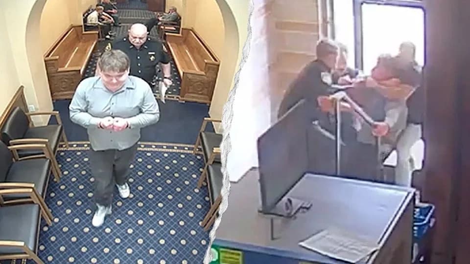 Handcuffed Inmate Slips Free, Strikes Deputy and Attempts Courthouse Escape in Ohio