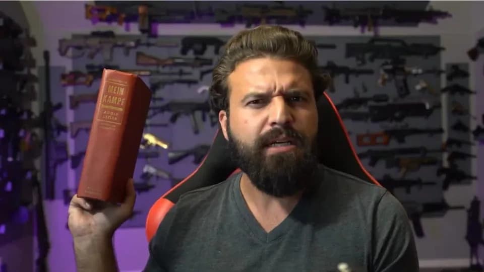Brandon Herrera Defends Owning 1939 Annotated Copy Of Hitler’s Mein Kampf, Says Reading ≠ Endorsement