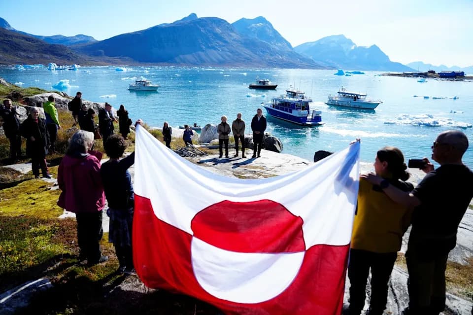 U.S. Flag Superimposed on Greenland Sparks Outcry After Trump Announces Security Deal With Denmark